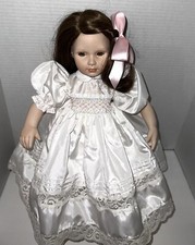 VINTAGE PAULINE BJONNESS "LITTLE TRUDY" DOLL 18" LMITED EDITION PORCELAIN