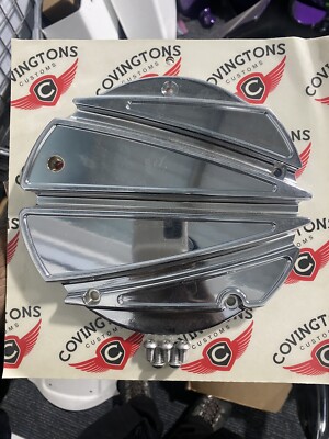 Covingtons Customs Chrome Ripper Derby Cover for 2016-2017 Harley Touring
