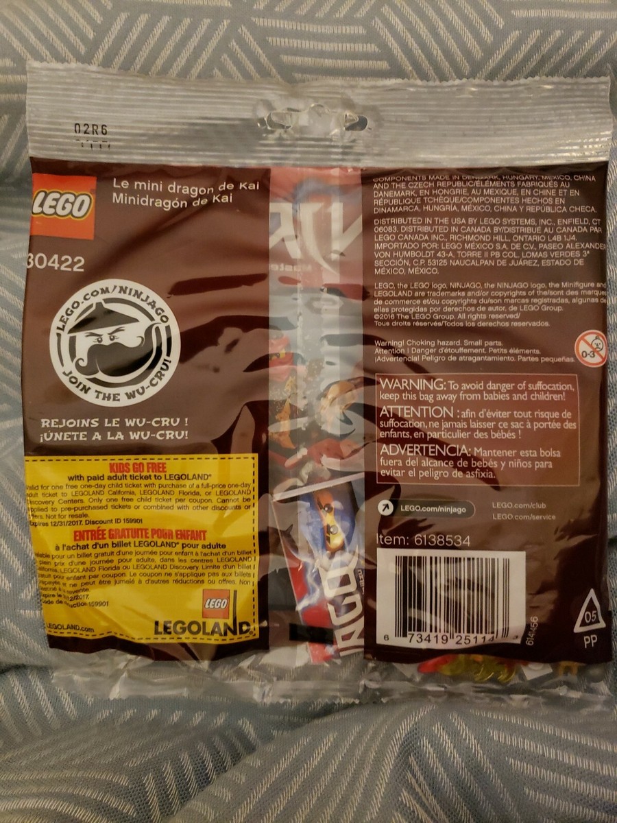 A*s  Lego 30422 Ninjago Kai's Mini Dragon Minifigure Building Set