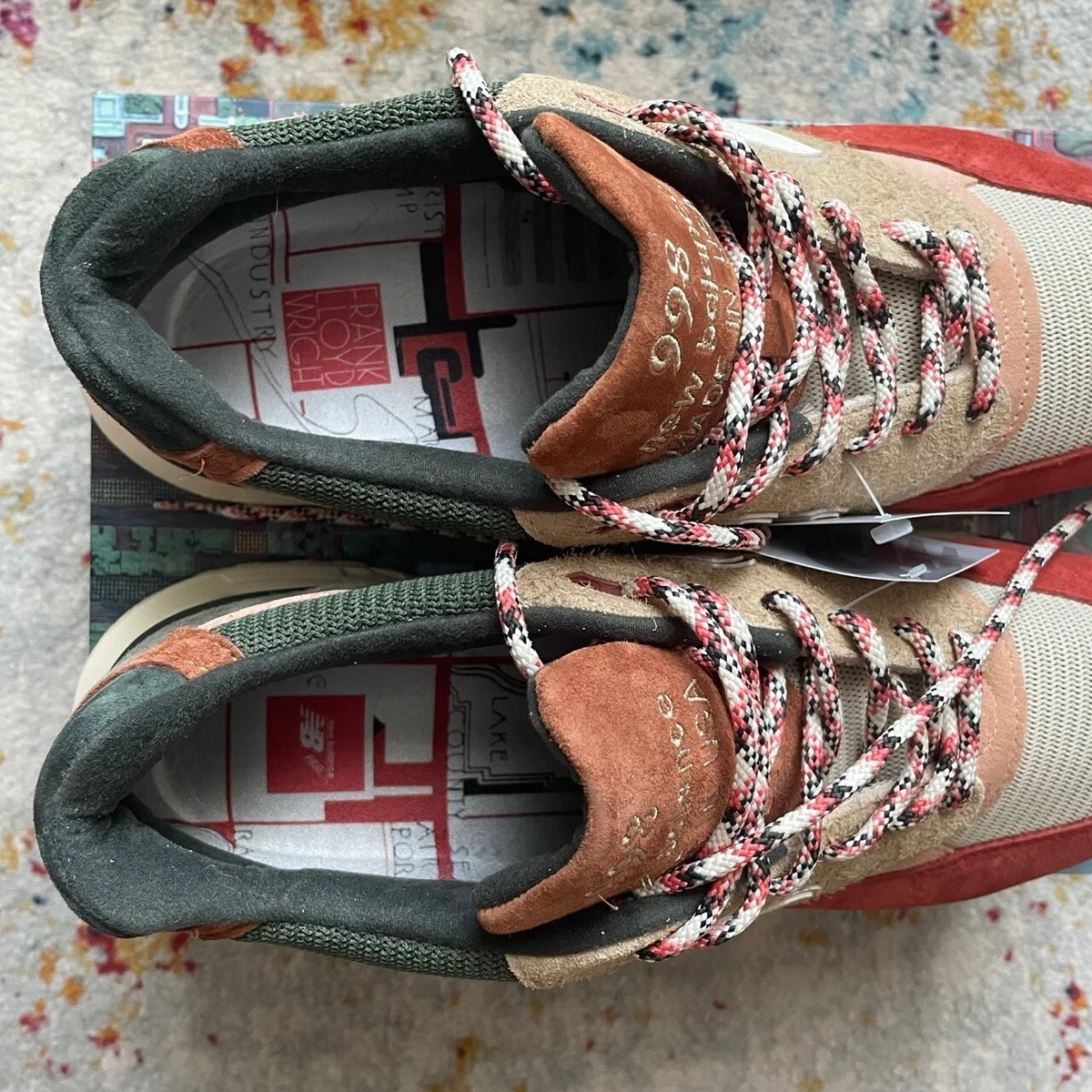 DS KITH Ronnie Fieg x The Frank Lloyd Wright Foundation New Balance 998 U998KH1