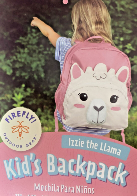 Firefly Outdoor Gear Izzie The Llama Kids Backpack 14" x 11" x4.5" (15 Liter)