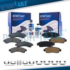 Front & Rear Ceramic Brake Pads for Rainier SSR Trailblazer Envoy 9-7x Ascender