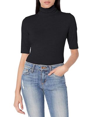 Felina Women The Body Zone Velvet Touch Bodysuit Black Size M