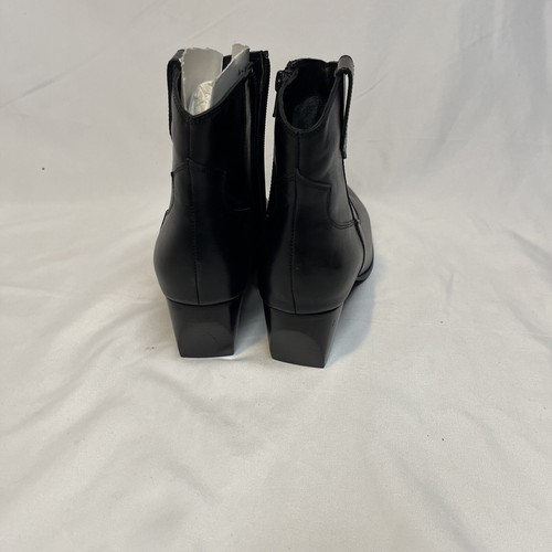 Botines de cuero negro Seychelles talla 8 tacón con cremallera Los Ángeles - Imagen 4 de 11