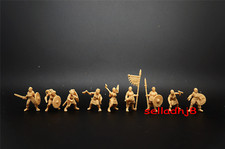 Unpainted 1/72 Scale Viking Girls 9 Soldiers Figures Resin Model Unassembled