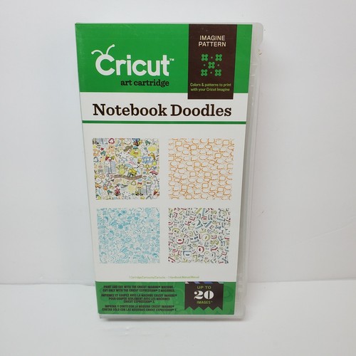 Cricut Imagine Pattern Art Cartridge Notebook Doodles Complete ...
