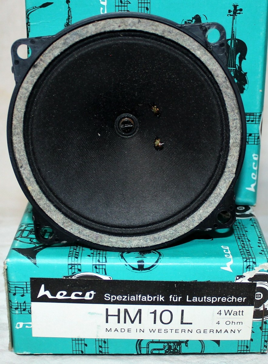 HECO 4 Ohm Tweeter Germany Vintage speaker HM 10L New old stock