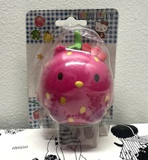 HTF Vintage 2003 Sanrio Hello Kitty Wind Up Scootin Fruit Strawberry