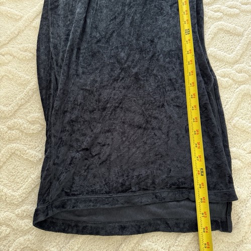 Michael Stars Black Bodycon Dress Womens Size M Stretch Night Out Slits Side $99 - Picture 11 of 14