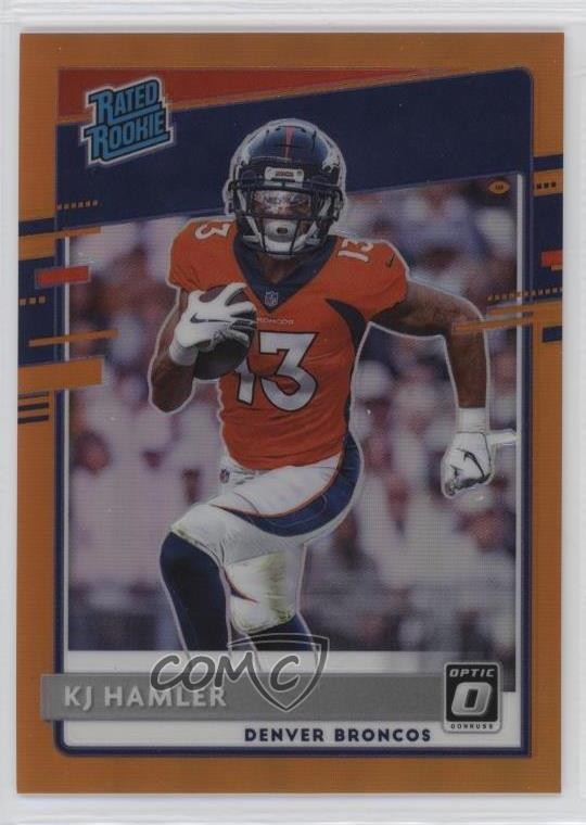 2020 Panini Donruss Optic Rated Rookies Orange Prizm 151/199 KJ Hamler #170 ms9