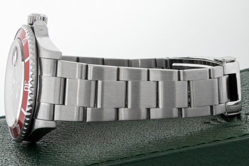 ROLEX SUBMARINER 16610 DATE STAINLESS STEEL 40MM BLACK DIAL RED BEZEL WATCH - Picture 4 of 10