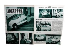 1958 Mopetta Bubble Car Article 2 Page Microcar Amphibious Feature 1958 Mopetta Bubble Car Article 2 Page Microcar Amphibious Feature