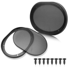 6x9 Inch Metal Mesh Round Speaker Grill Cover, 6x9 Universal Speaker Grills D...