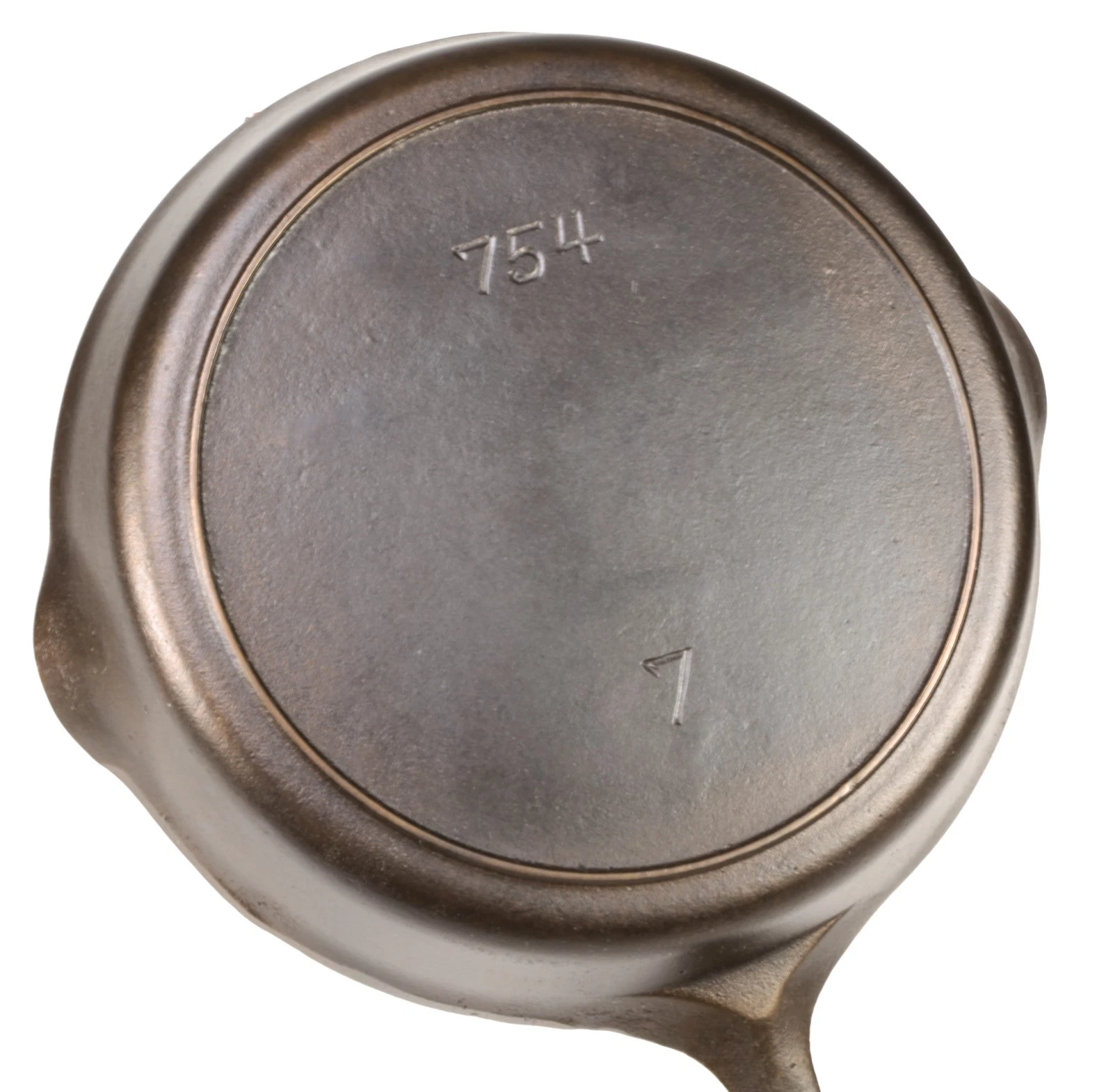 Vintage Unmarked Griswold's Victor No 7 (754) Cast Iron Skillet Ex Restored Cond