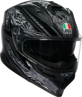 AGV K7 Helmet - Damascus - Black/Silver - 2XL 2118399004-010-XXL