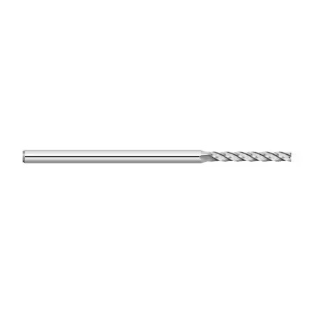 Kodiak Cutting Tools Solid Carbide End Mill – Extra Long, 2 Flute, 1/8″ Shank, 1″ LOC, 3″ OAL, USA Made