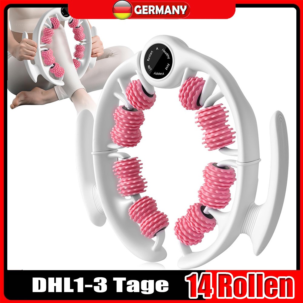 Bein Massagerolle, Massageroller Cellulite Entfernung, Faszienrolle Massagegerät