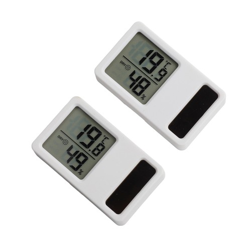 Termometro Igrometro Da Interno Con Orologio E Calendario - Alimentazione USB, Display Ampio, Per Camera, Soggiorno E Asilo