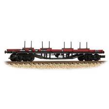 Graham Farish 373-925C 30T Prawn Bogie Bolster BR Gulf Red [WL] N Gauge