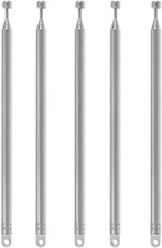 5Pcs Telescopic Antenna 7 Sections Telescopic 74Cm AM FM Antenna Portable Radio