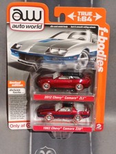 AutoWorld ULTRA RED CHASE Target Exclusive Camaro ZL1 Z28 - 2 Pack F-BODIES