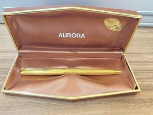 Vintage Aurora Click Pens Gold Plated 22 K NICE CONDITION