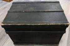 Walter Baker Co. Ltd. Old Wooden Dovetail Box W Lid Dorchester MASS 11"×8"x8" 