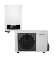 Buderus Luft Wasser Wärmepumpe Logatherm WLW166i Split Wärmepumpenheizung