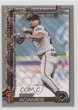 2025 Topps Holiday Holiday Silver Glitter Willy Adames #H110 1gj7
