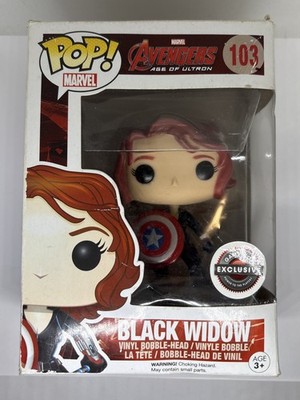 Funko Pop Marvel Avengers Age of Ultron #103 Black Widow Gamestop Exclusive