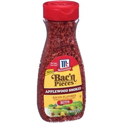 McCormick Bac'n Pieces Applewood Smoked Bacon Flavored 4.4 Ounce (Pack of 6) 