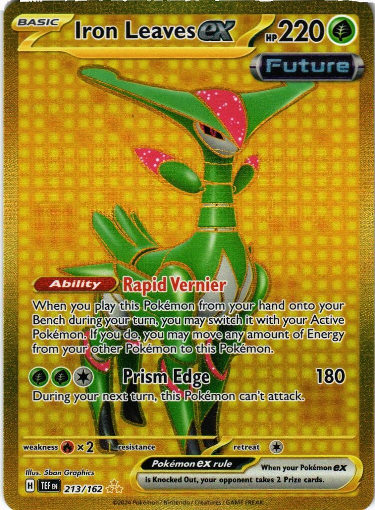Iron Leaves ex Hyper Rare SV05: Temporal Forces 213/162 NM