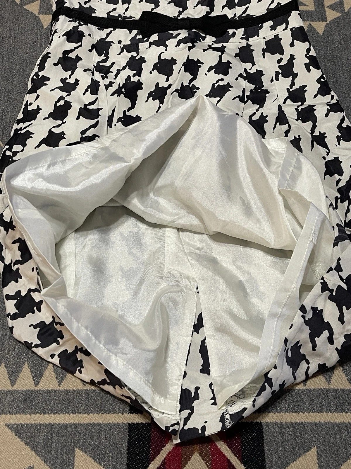 Abito in seta Kate Spade Foxy Chesty Yoko taglia 0 2 donna foderato in poliestere T34