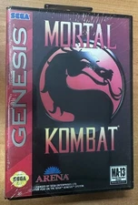 Mortal Kombat Sega Genesis Big Box CIB w/ Hangtab