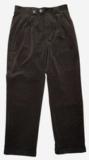 Stacy Adams Men's Brown Pleated Soft Dress Pants Size 34