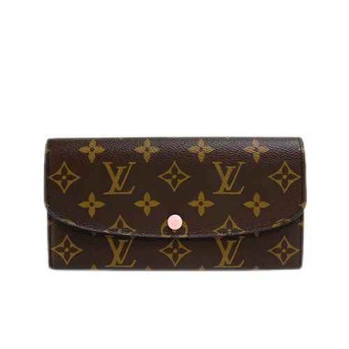 Louis Vuitton Emilie Wallet 'Brown Monogram Canvas' Women#PDZMN