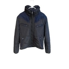 DIESEL Men s XL Hideaway Hooded Jacket with Teflon Fabric Protector by DuPont