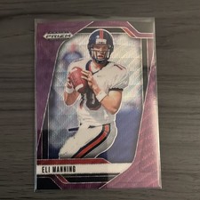 Panini Prizm Draft Picks 2025 Eli Manning Purple Wave Ole Miss Rebels #189