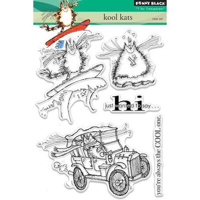 Penny Black Clear Stamps - Kool Kats 30-351
