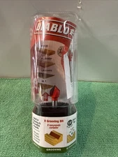 NEW Diablo DR20104. 90 Degree , 1/2" Diameter, V Bit. Carbide Titanium