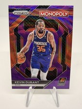 Kevin Durant 2023-24 Panini Prizm Monopoly - Prizm Skills #PS6 Purple Wave Prizm
