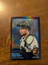 2022 Topps Heritage #656 Payton Henry Chrome Black Border Refractor #/73