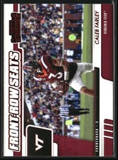 2021 Panini Contenders Draft Picks #10 Caleb Farley Front-Row Seats Red