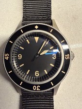 Vintage Style Skin Diver 39mm Miyota 8215 Automatic Sapphire Bead Blasted NATO