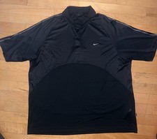 Nike Mens Polo Shirt Tee Size XL Black