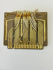 Vintage Aerospace Hybrid Circuit Board 27-12294-9-F Gold-Plated Mil-Spec