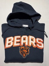 Chicago Bears NFL Team Apparel Hooded Sweatshirt Hoodie Adult Medium New Tags