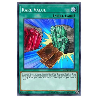 YuGiOh Structure Deck Legend of the Crystal Beasts Rare Value (Common) SDCB-E...