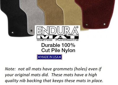 Front Row 2 Piece Endura Mat Carpet Custom Floor Mats for Firebird - Made in USA