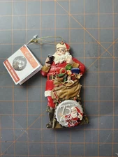 Kurt S Adler Coca-Cola 75th Anniversary Santa Claus Ornament 2006